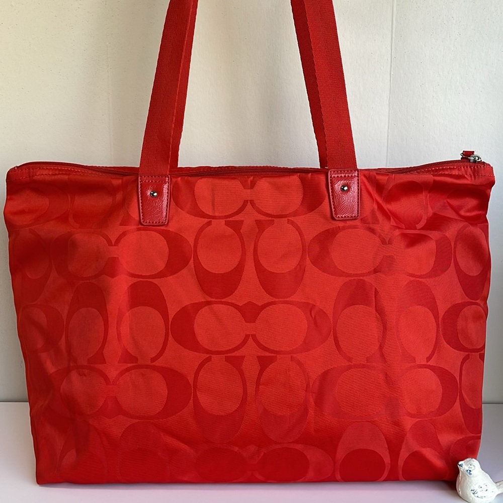 COACH Packable Weekender Tote With Removable Pouch - Picture 7 of 17